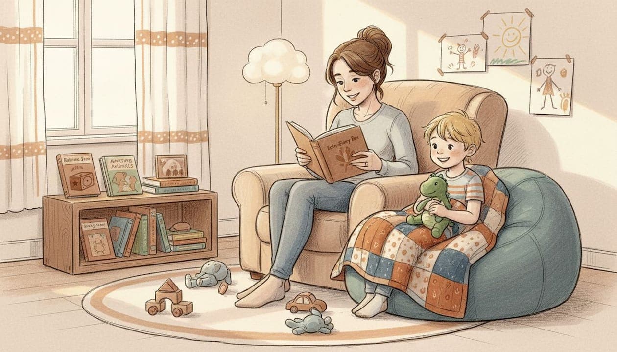 Why Bedtime Stories Reduce Child Anxiety