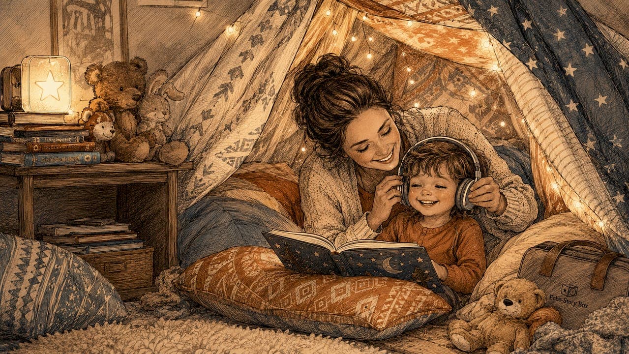 Why Audio Stories Calm Children at Bedtime
