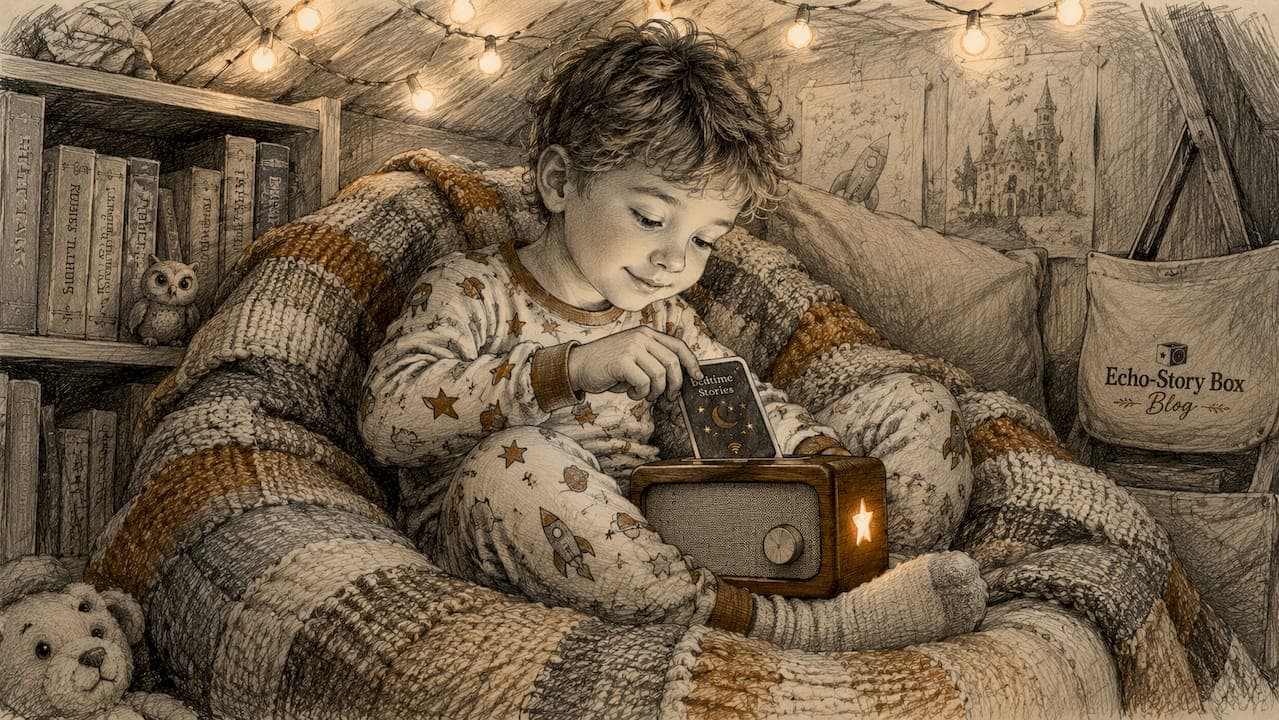 How Audio Players Replace Bedtime Screens for Kids